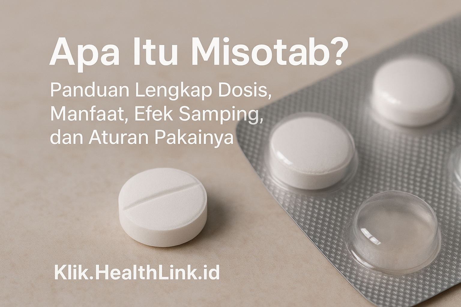 Apa Itu Misotab? Panduan Lengkap Dosis, Manfaat, Efek Samping, dan Aturan Pakainya