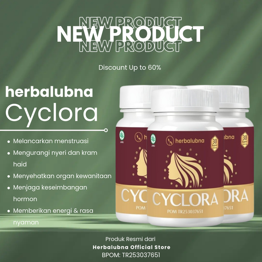Herbalubna Cyclora – Obat Herbal Wanita untuk Melancarkan Haid Herbalubna Cyclora – Obat Herbal Wanita untuk Melancarkan Haid