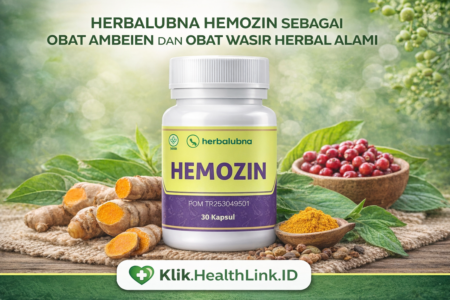 Herbalubna Hemozin sebagai Obat Ambeien dan Obat Wasir Herbal Alami